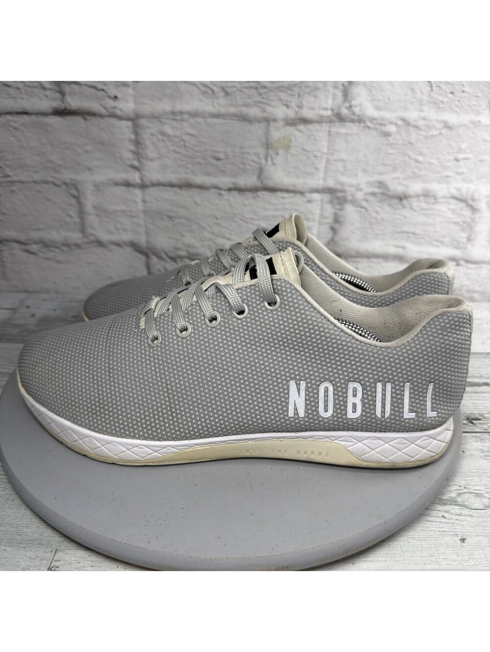 NOBULL Trainer Low Super Fabric Gym Workout Shoes Gray - Men’s 10.5